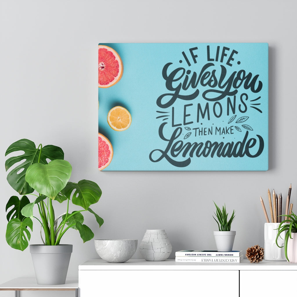 Scripture Walls Inspirational Wall Art Make A Lemonade Wall Art Motivational Motto Inspiring Prints Artwork Decor Ready to Hang Unframed-Express Your Love Gifts
