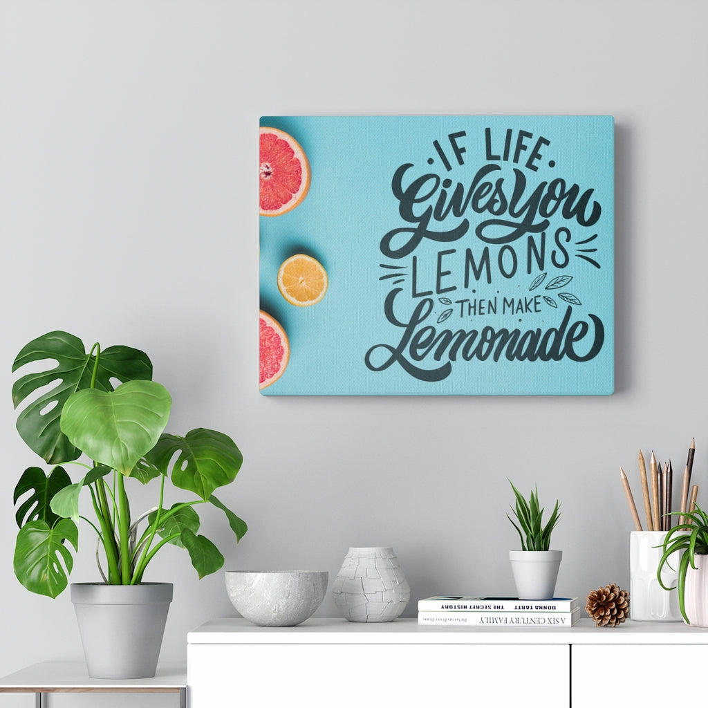 Scripture Walls Inspirational Wall Art Make A Lemonade Wall Art Motivational Motto Inspiring Prints Artwork Decor Ready to Hang Unframed-Express Your Love Gifts