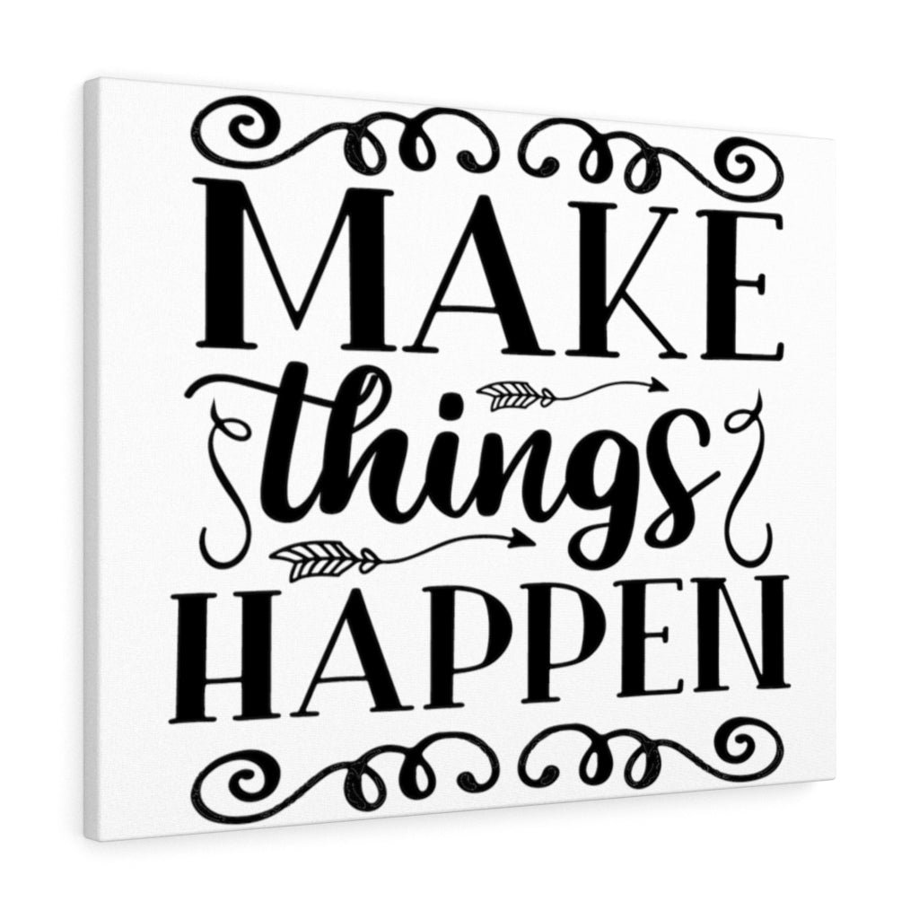 Scripture Walls Inspirational Wall Art Make Things Happen Wall Art Motivation Wall Decor for Home Office Gym Inspiring Success Quote Print Ready to Hang Unframed-Express Your Love Gifts