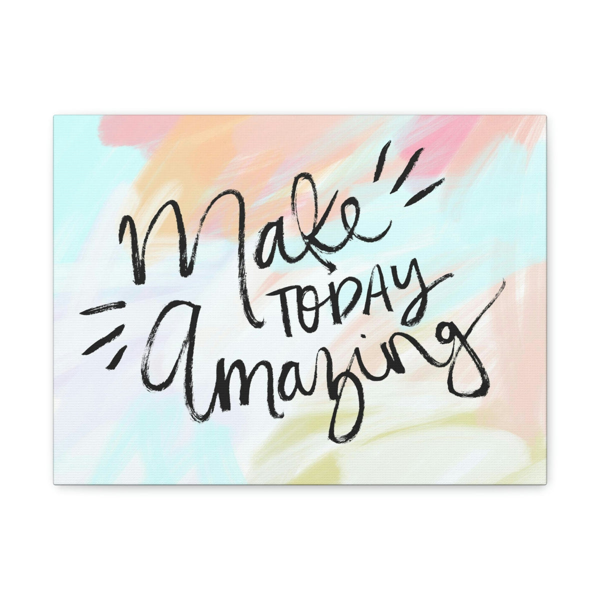 Scripture Walls Inspirational Wall Art Make Today Amazing Canvas Wall Art Motivational Motto Inspiring Prints Artwork Decor Ready to Hang Unframed-Express Your Love Gifts