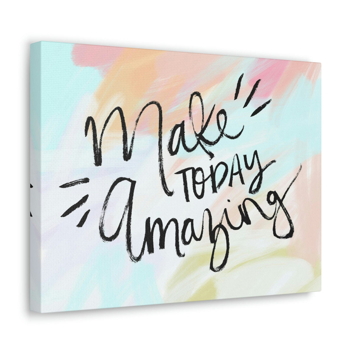 Scripture Walls Inspirational Wall Art Make Today Amazing Canvas Wall Art Motivational Motto Inspiring Prints Artwork Decor Ready to Hang Unframed-Express Your Love Gifts