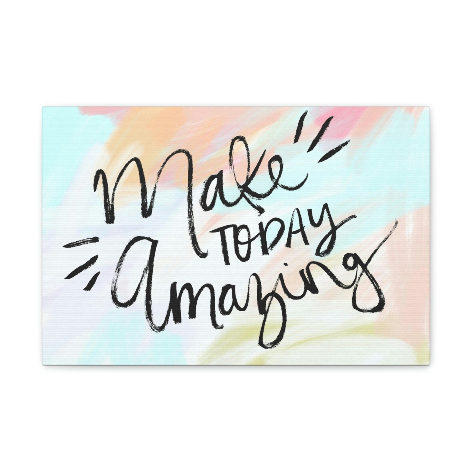 Scripture Walls Inspirational Wall Art Make Today Amazing Canvas Wall Art Motivational Motto Inspiring Prints Artwork Decor Ready to Hang Unframed-Express Your Love Gifts