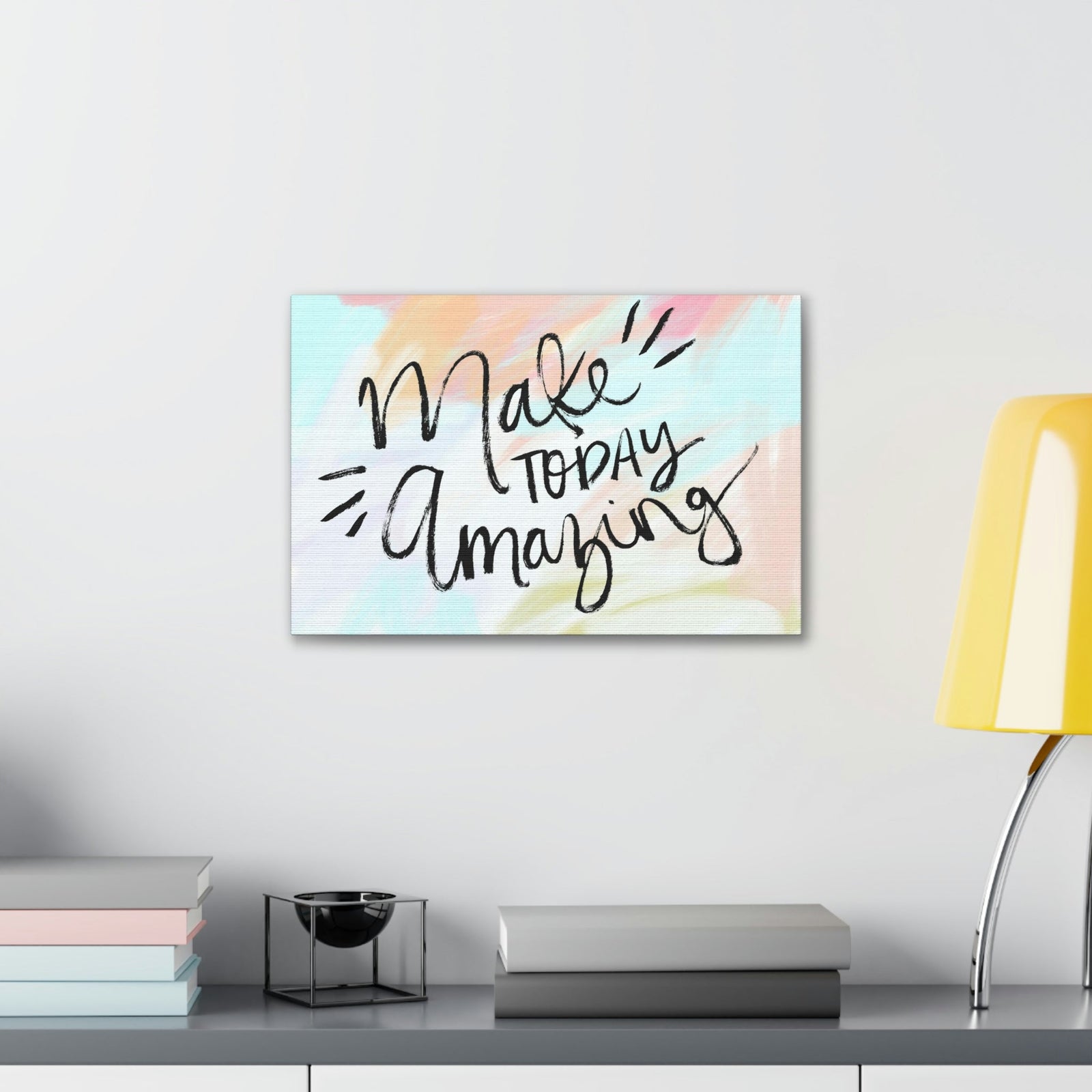 Scripture Walls Inspirational Wall Art Make Today Amazing Canvas Wall Art Motivational Motto Inspiring Prints Artwork Decor Ready to Hang Unframed-Express Your Love Gifts
