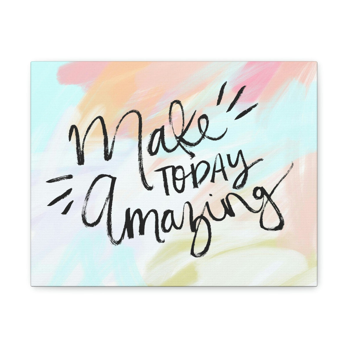Scripture Walls Inspirational Wall Art Make Today Amazing Canvas Wall Art Motivational Motto Inspiring Prints Artwork Decor Ready to Hang Unframed-Express Your Love Gifts