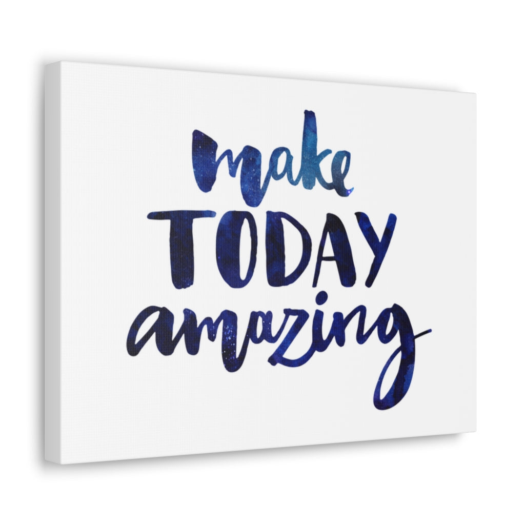 Scripture Walls Inspirational Wall Art Make Today Amazing Motivation Wall Decor for Home Office Gym Inspiring Success Quote Print Ready to Hang Unframed-Express Your Love Gifts