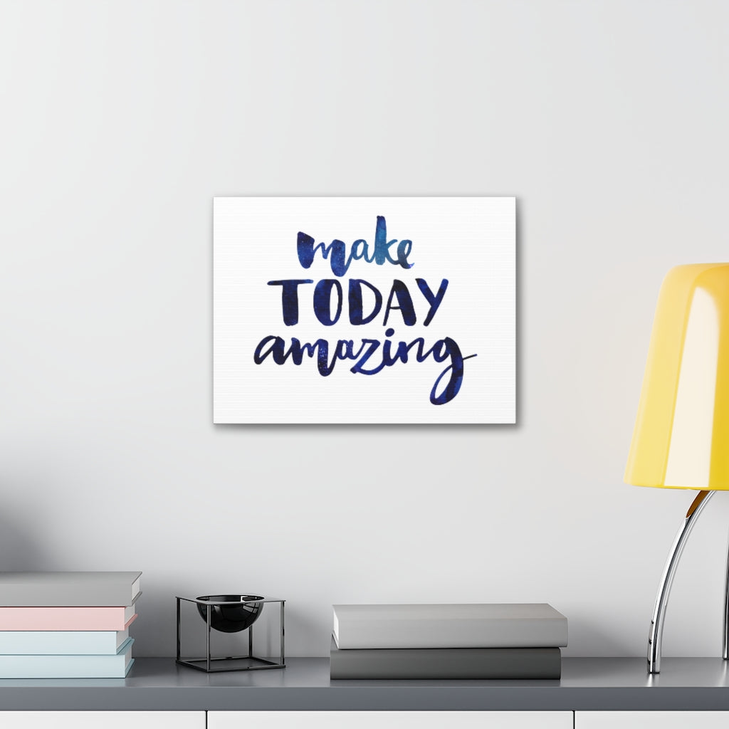 Scripture Walls Inspirational Wall Art Make Today Amazing Motivation Wall Decor for Home Office Gym Inspiring Success Quote Print Ready to Hang Unframed-Express Your Love Gifts