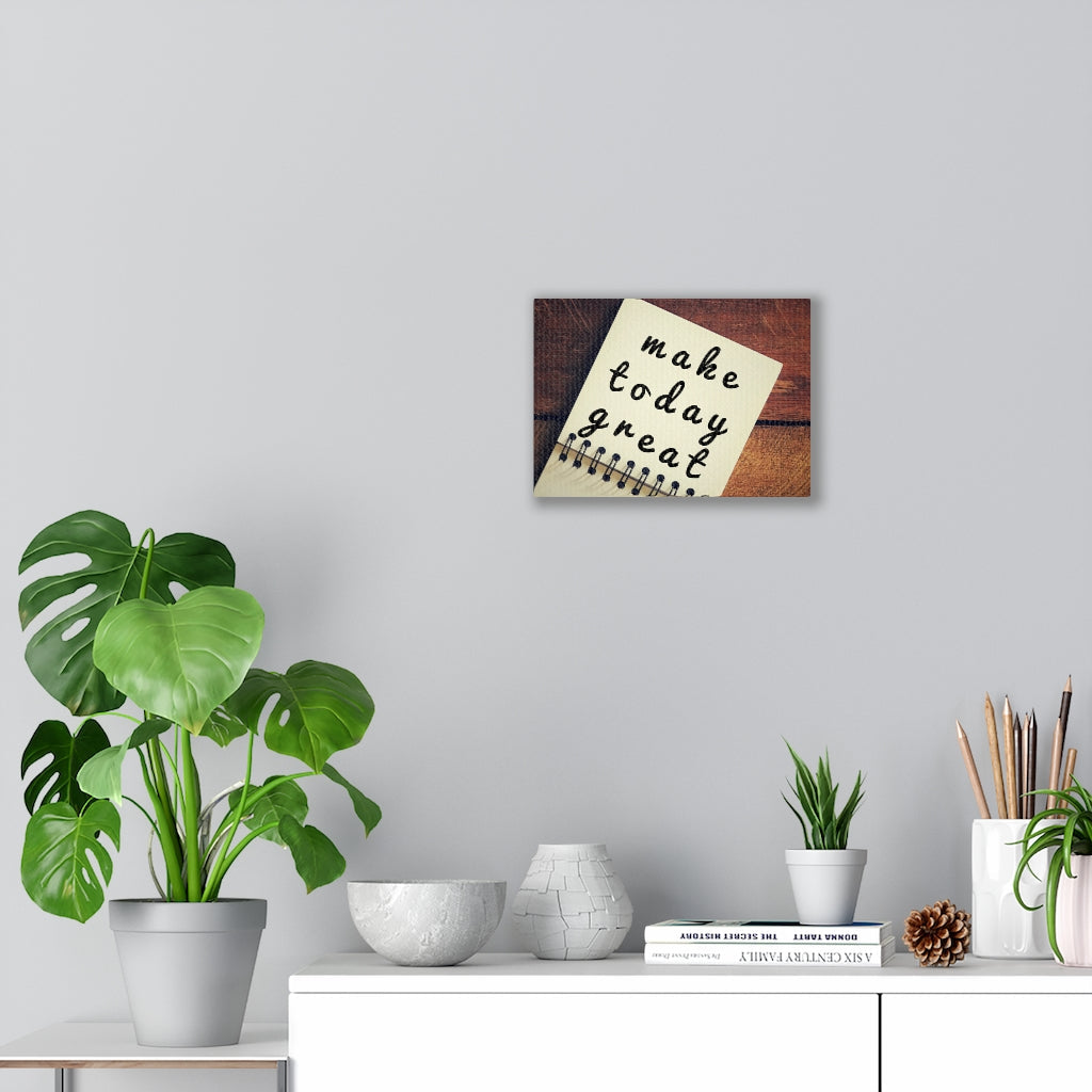 Scripture Walls Inspirational Wall Art Make Today Great Motivational Print Ready to Hang Artwork Unframed-Express Your Love Gifts