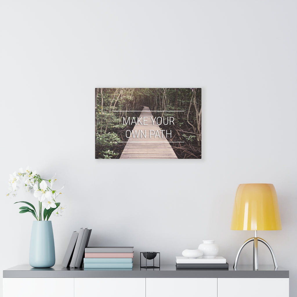 Scripture Walls Inspirational Wall Art Make Your Own Path Motivational Print Ready to Hang Artwork Unframed-Express Your Love Gifts