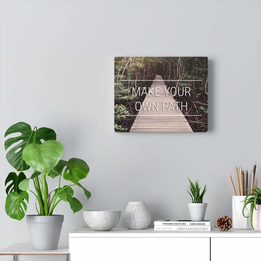 Scripture Walls Inspirational Wall Art Make Your Own Path Motivational Print Ready to Hang Artwork Unframed-Express Your Love Gifts