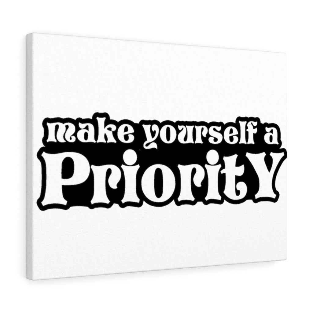 Scripture Walls Inspirational Wall Art Make Yourself A Priority Wall Art Motivation Wall Decor for Home Office Gym Inspiring Success Quote Print Ready to Hang Unframed-Express Your Love Gifts