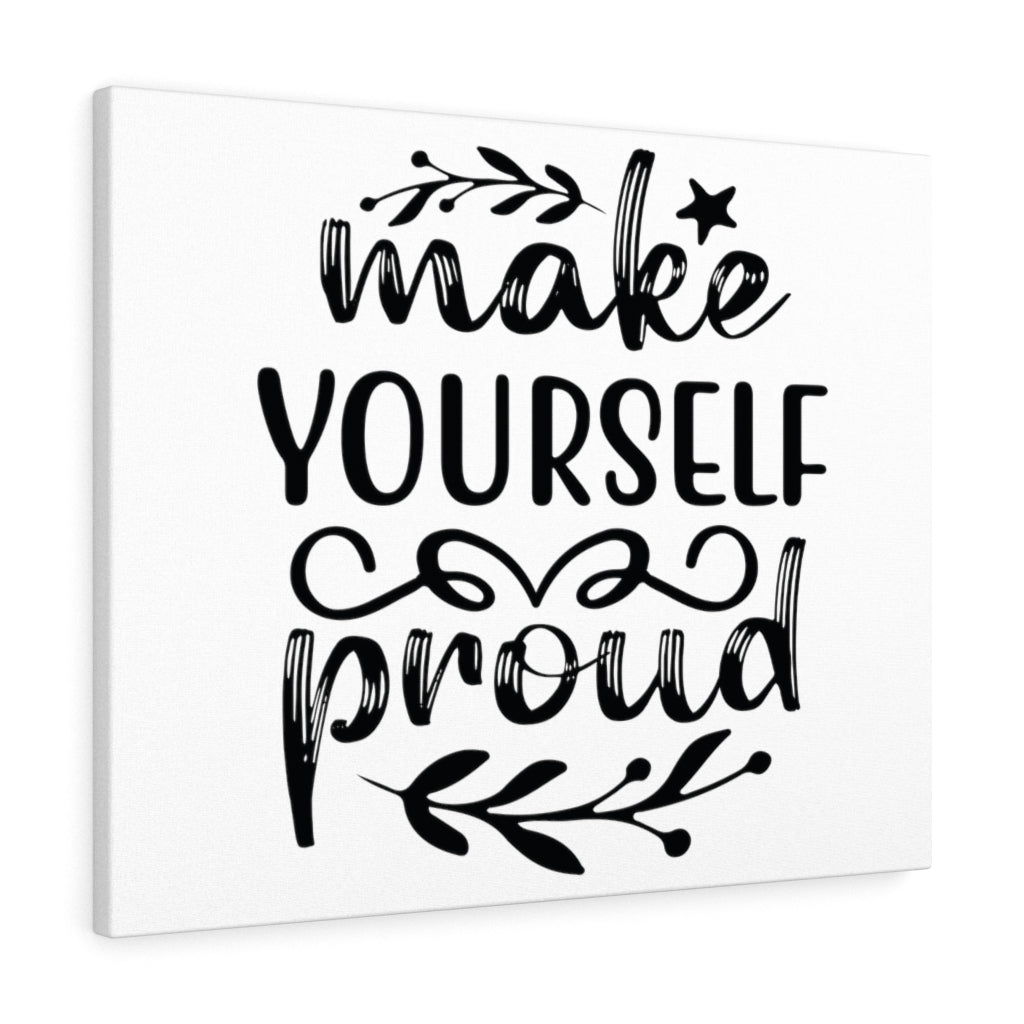 Scripture Walls Inspirational Wall Art Make Yourself Proud Star Wall Art Motivation Wall Decor for Home Office Gym Inspiring Success Quote Print Ready to Hang Unframed-Express Your Love Gifts