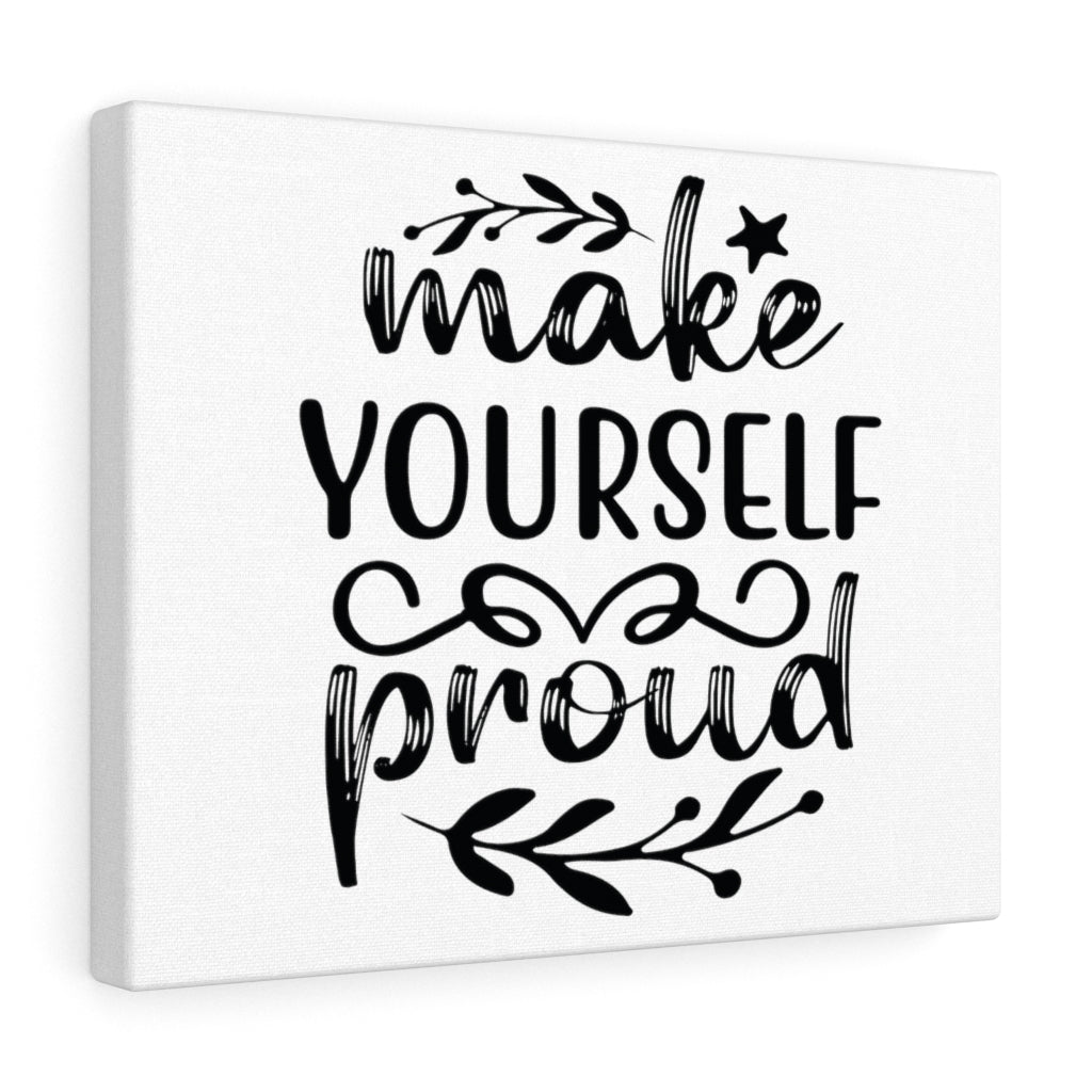 Scripture Walls Inspirational Wall Art Make Yourself Proud Star Wall Art Motivation Wall Decor for Home Office Gym Inspiring Success Quote Print Ready to Hang Unframed-Express Your Love Gifts