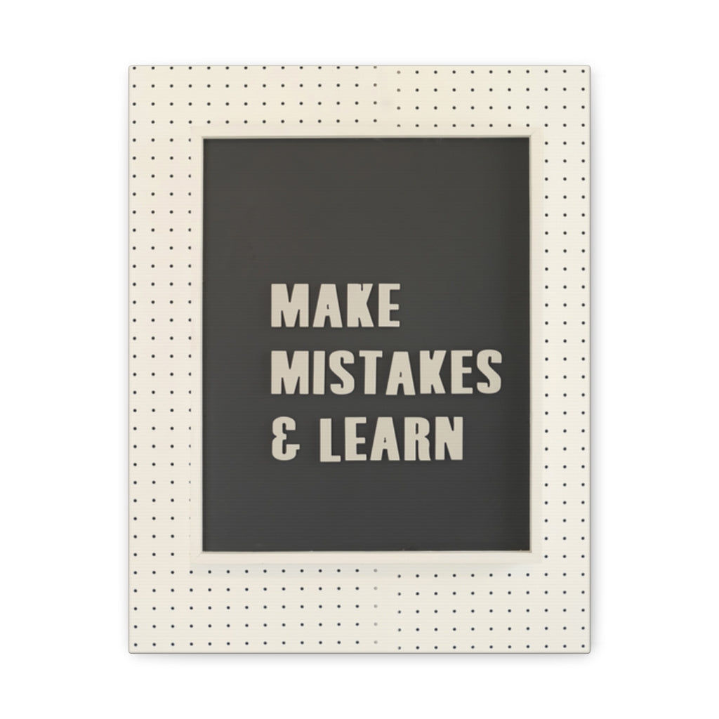 Scripture Walls Inspirational Wall Art Makes Mistakes And Learn Motivational Print Ready to Hang Artwork Unframed-Express Your Love Gifts