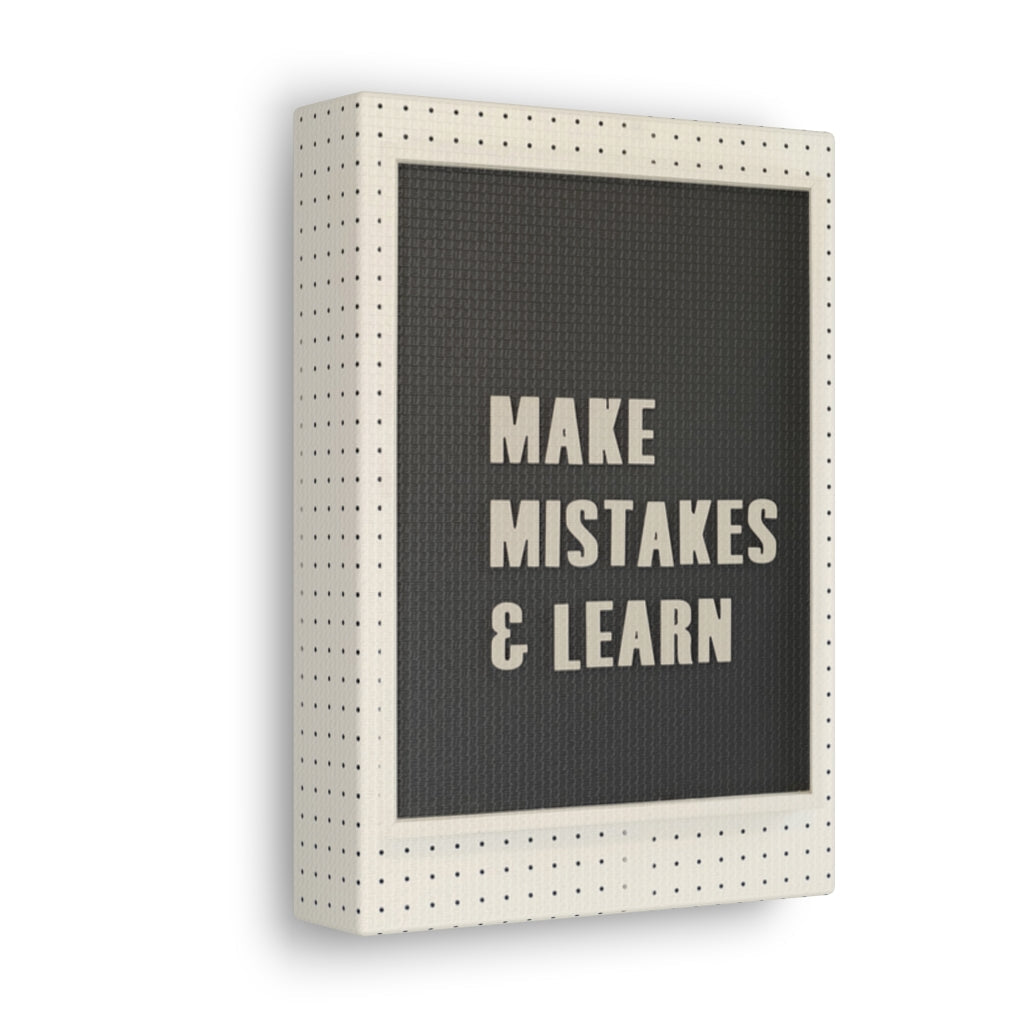 Scripture Walls Inspirational Wall Art Makes Mistakes And Learn Motivational Print Ready to Hang Artwork Unframed-Express Your Love Gifts