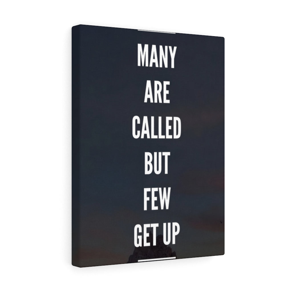 Scripture Walls Inspirational Wall Art Many Are Called But Few Get Up Motivational Print Ready to Hang Artwork Unframed-Express Your Love Gifts