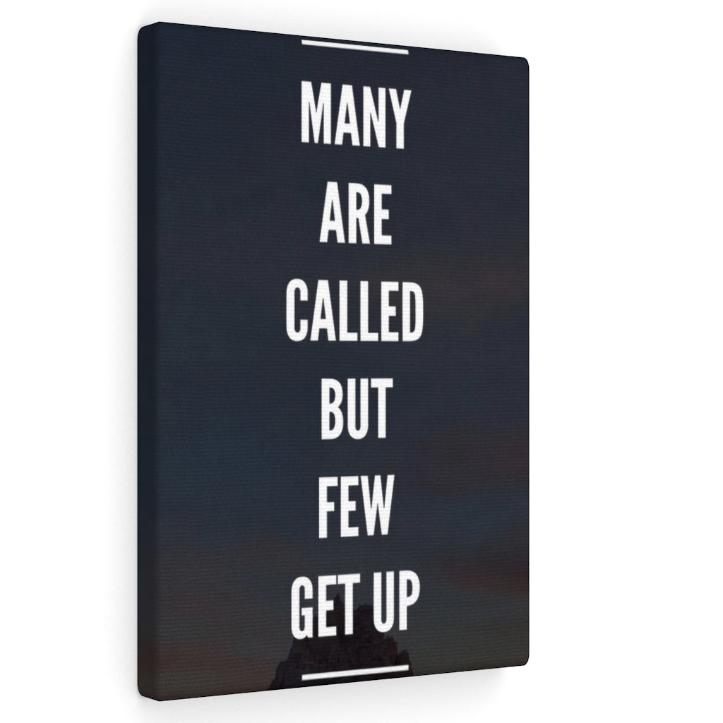Scripture Walls Inspirational Wall Art Many Are Called But Few Get Up Motivational Print Ready to Hang Artwork Unframed-Express Your Love Gifts