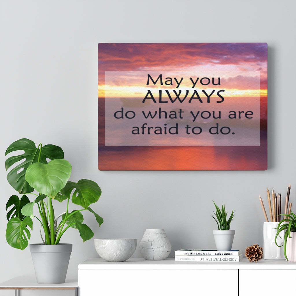 Scripture Walls Inspirational Wall Art May You Always Do Motivational Print Ready to Hang Artwork Unframed-Express Your Love Gifts