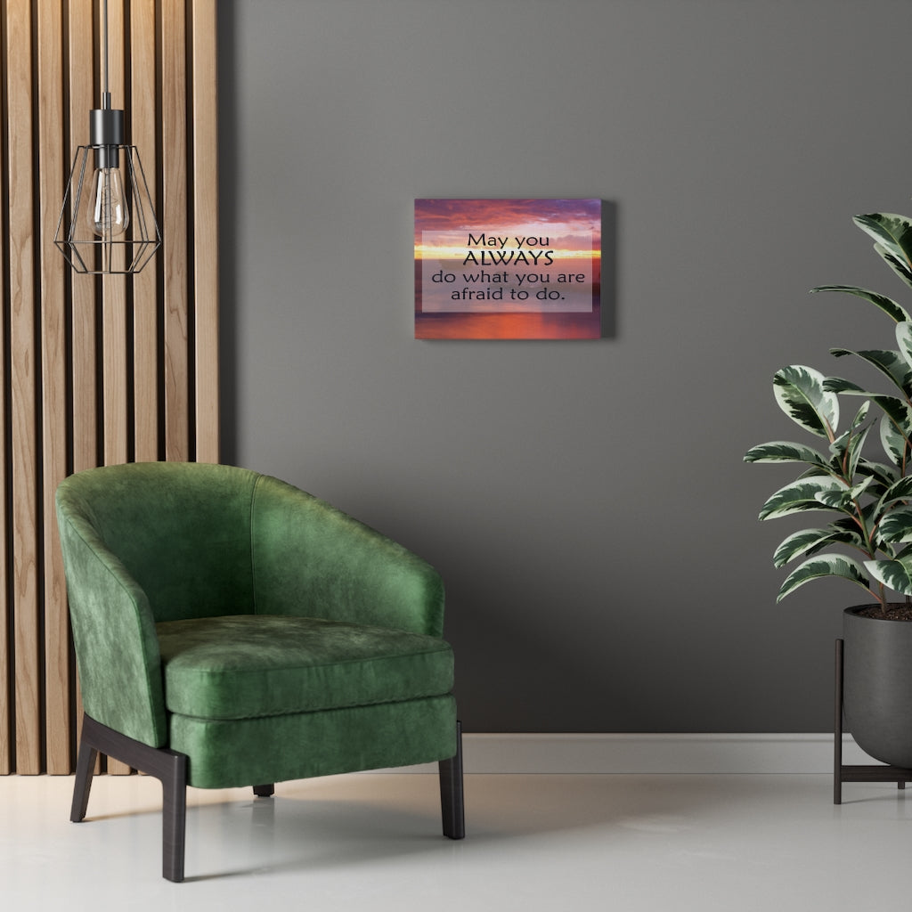 Scripture Walls Inspirational Wall Art May You Always Do Motivational Print Ready to Hang Artwork Unframed-Express Your Love Gifts