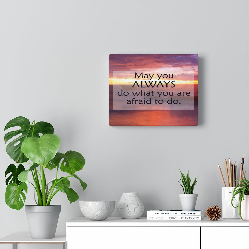 Scripture Walls Inspirational Wall Art May You Always Do Motivational Print Ready to Hang Artwork Unframed-Express Your Love Gifts