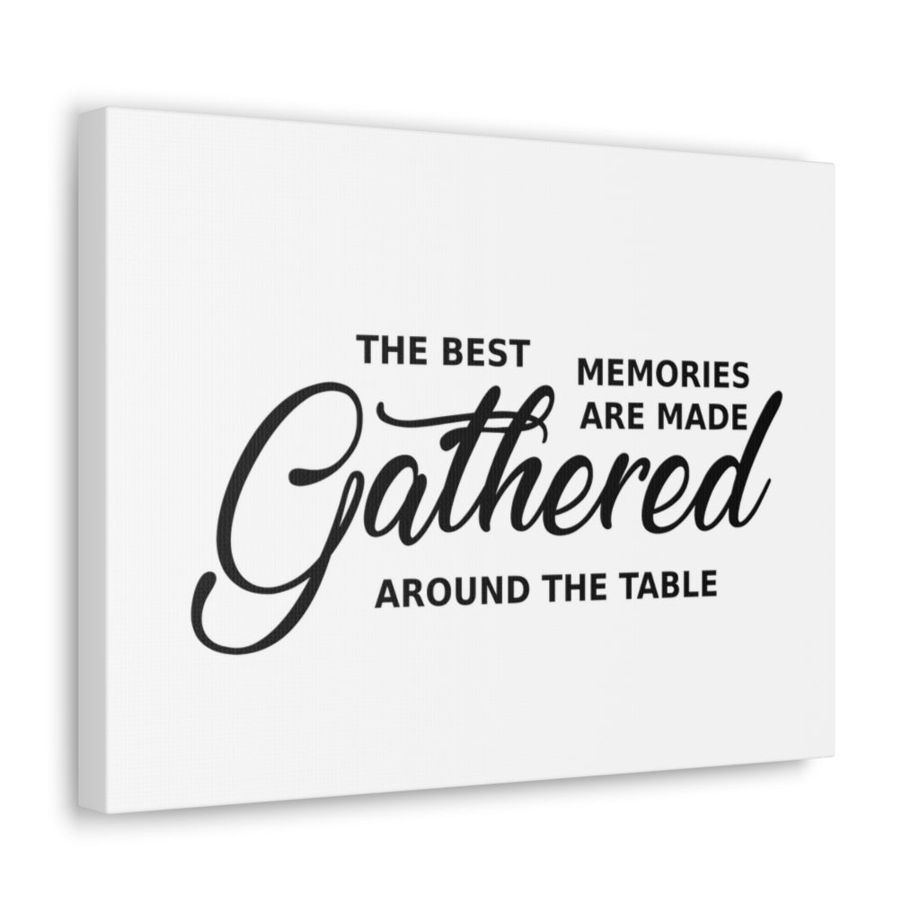 Scripture Walls Inspirational Wall Art Memories Around The Table Motivation Wall Decor for Home Office Gym Inspiring Success Quote Print Ready to Hang Unframed-Express Your Love Gifts