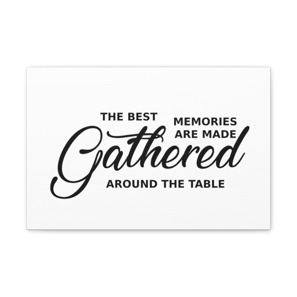 Scripture Walls Inspirational Wall Art Memories Around The Table Motivation Wall Decor for Home Office Gym Inspiring Success Quote Print Ready to Hang Unframed-Express Your Love Gifts