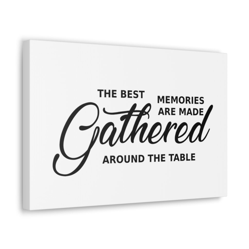 Scripture Walls Inspirational Wall Art Memories Around The Table Motivation Wall Decor for Home Office Gym Inspiring Success Quote Print Ready to Hang Unframed-Express Your Love Gifts
