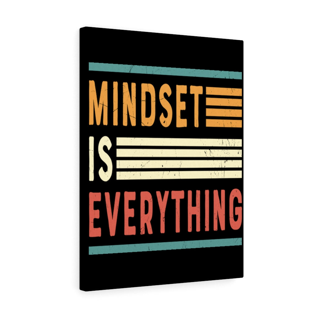 Scripture Walls Inspirational Wall Art Mindset Is Everything Wall Art Motivation Wall Decor for Home Office Gym Inspiring Success Quote Print Ready to Hang Unframed-Express Your Love Gifts