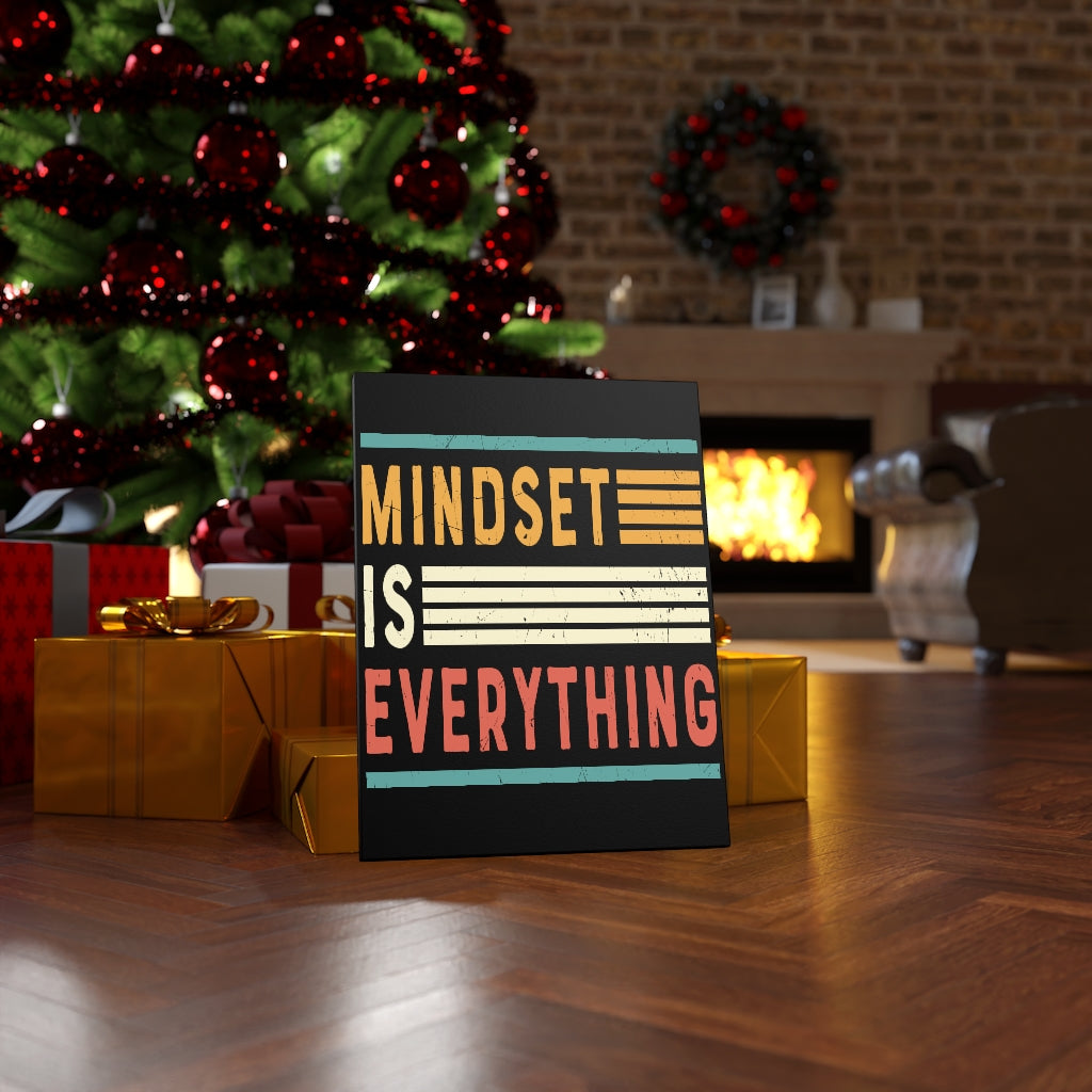 Scripture Walls Inspirational Wall Art Mindset Is Everything Wall Art Motivation Wall Decor for Home Office Gym Inspiring Success Quote Print Ready to Hang Unframed-Express Your Love Gifts