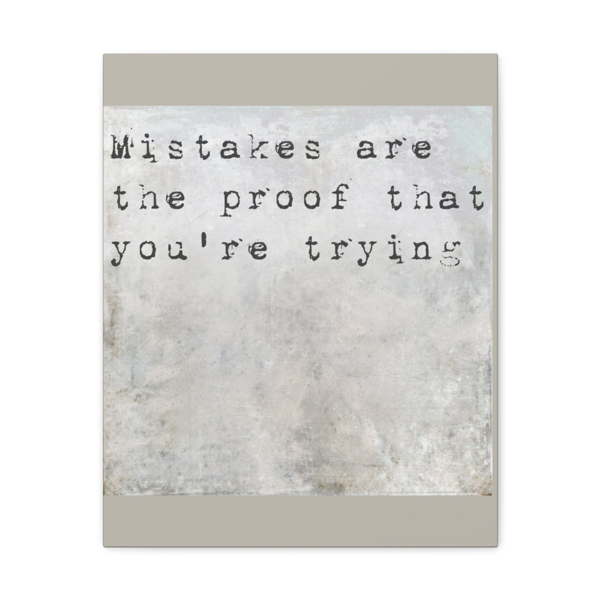 Scripture Walls Inspirational Wall Art Mistakes Are Proof Motivation Wall Decor for Home Office Gym Inspiring Success Quote Print Ready to Hang Unframed-Express Your Love Gifts