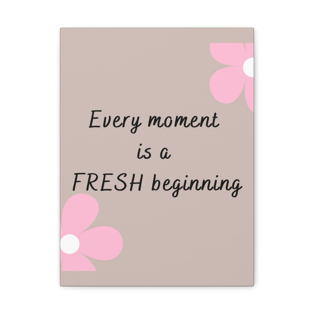 Scripture Walls Inspirational Wall Art Moment Is A Beginning Motivation Wall Decor for Home Office Gym Inspiring Success Quote Print Ready to Hang Unframed-Express Your Love Gifts