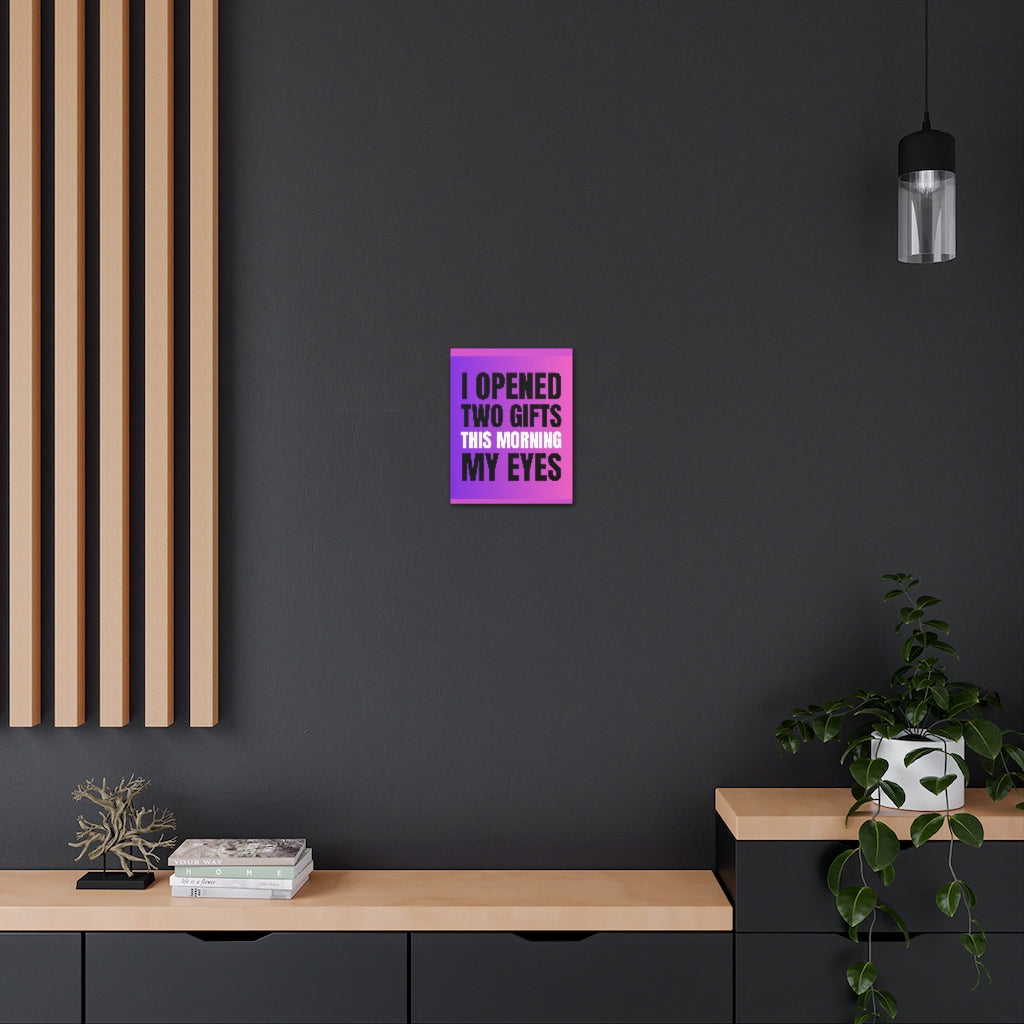 Scripture Walls Inspirational Wall Art Morning Gifts My Eyes Motivation Wall Decor for Home Office Gym Inspiring Success Quote Print Ready to Hang Unframed-Express Your Love Gifts