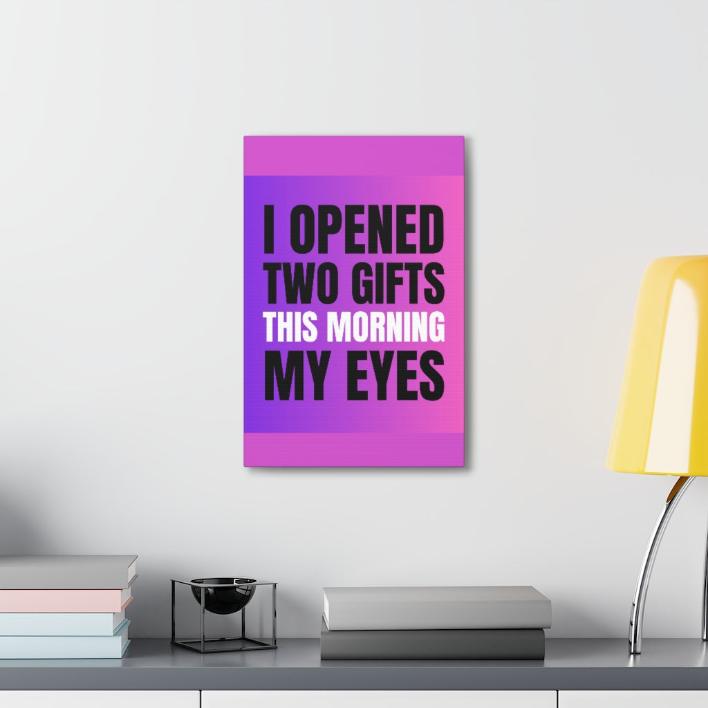 Scripture Walls Inspirational Wall Art Morning Gifts My Eyes Motivation Wall Decor for Home Office Gym Inspiring Success Quote Print Ready to Hang Unframed-Express Your Love Gifts