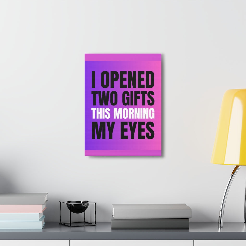 Scripture Walls Inspirational Wall Art Morning Gifts My Eyes Motivation Wall Decor for Home Office Gym Inspiring Success Quote Print Ready to Hang Unframed-Express Your Love Gifts