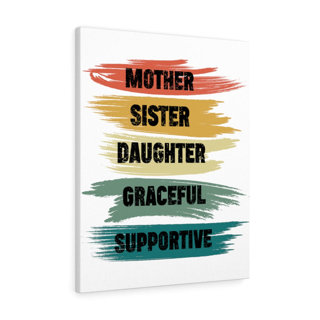 Scripture Walls Inspirational Wall Art Mother Graceful Supportive Wall Art Motivation Wall Decor for Home Office Gym Inspiring Success Quote Print Ready to Hang Unframed-Express Your Love Gifts