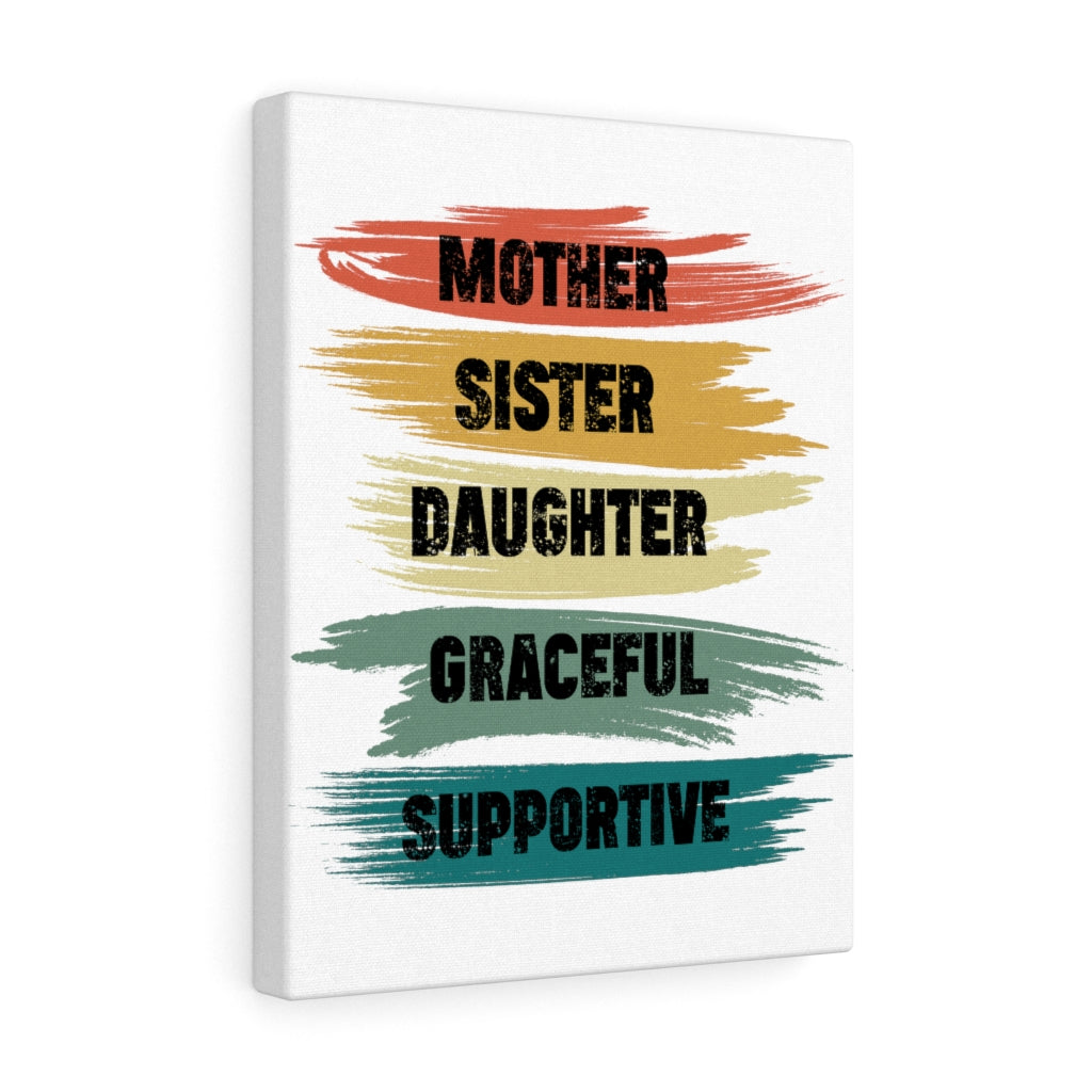 Scripture Walls Inspirational Wall Art Mother Graceful Supportive Wall Art Motivation Wall Decor for Home Office Gym Inspiring Success Quote Print Ready to Hang Unframed-Express Your Love Gifts