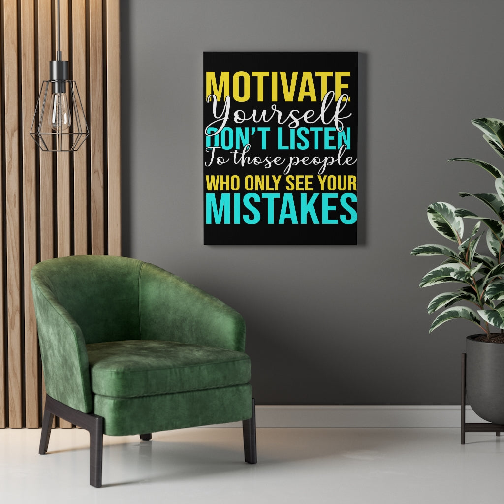 Scripture Walls Inspirational Wall Art Motivate Yourself Wall Art Motivation Wall Decor for Home Office Gym Inspiring Success Quote Print Ready to Hang Unframed-Express Your Love Gifts