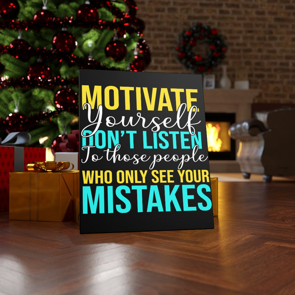 Scripture Walls Inspirational Wall Art Motivate Yourself Wall Art Motivation Wall Decor for Home Office Gym Inspiring Success Quote Print Ready to Hang Unframed-Express Your Love Gifts