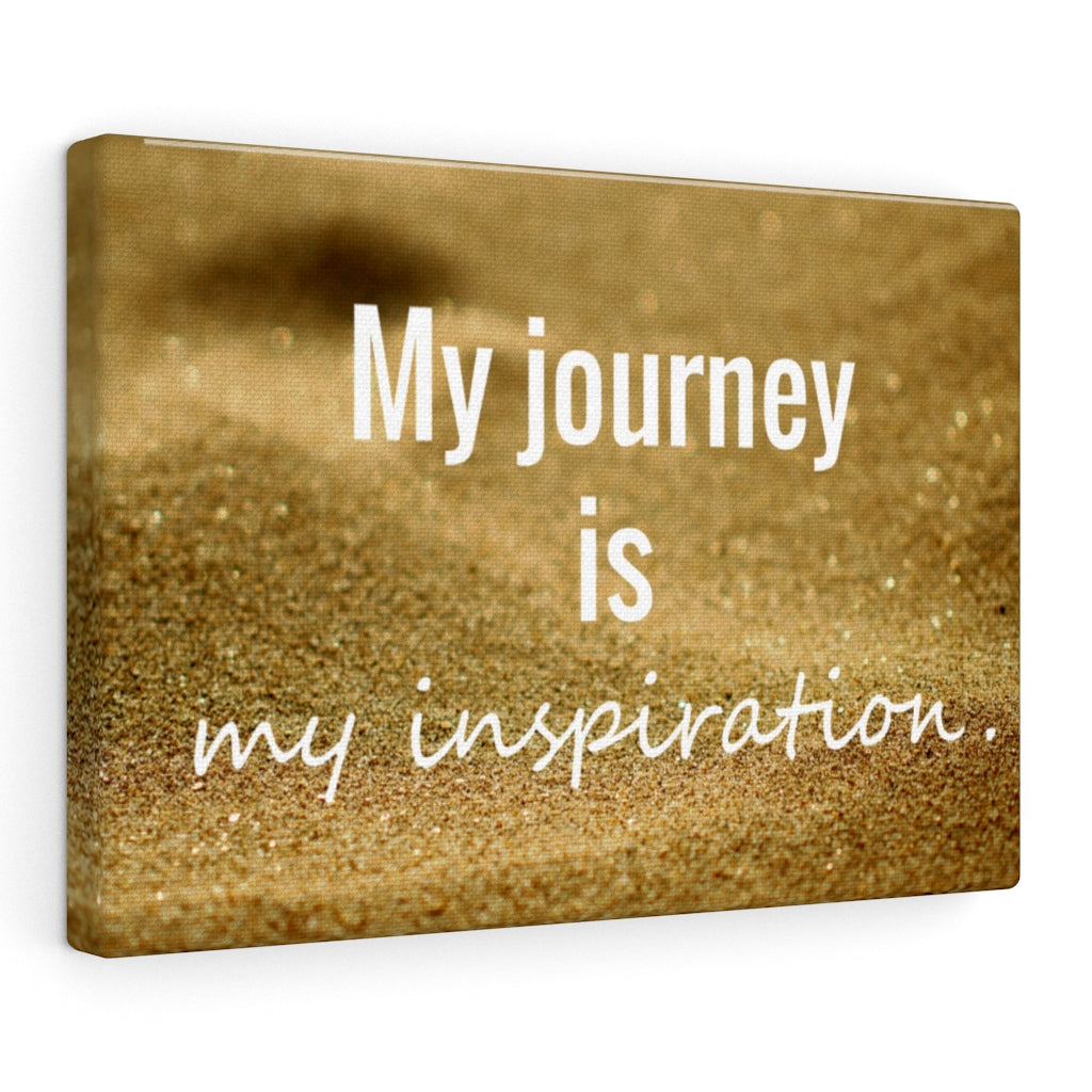 Scripture Walls Inspirational Wall Art My Journey Is My Inspiration Motivational Print Ready to Hang Artwork Unframed-Express Your Love Gifts