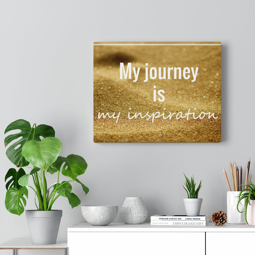 Scripture Walls Inspirational Wall Art My Journey Is My Inspiration Motivational Print Ready to Hang Artwork Unframed-Express Your Love Gifts