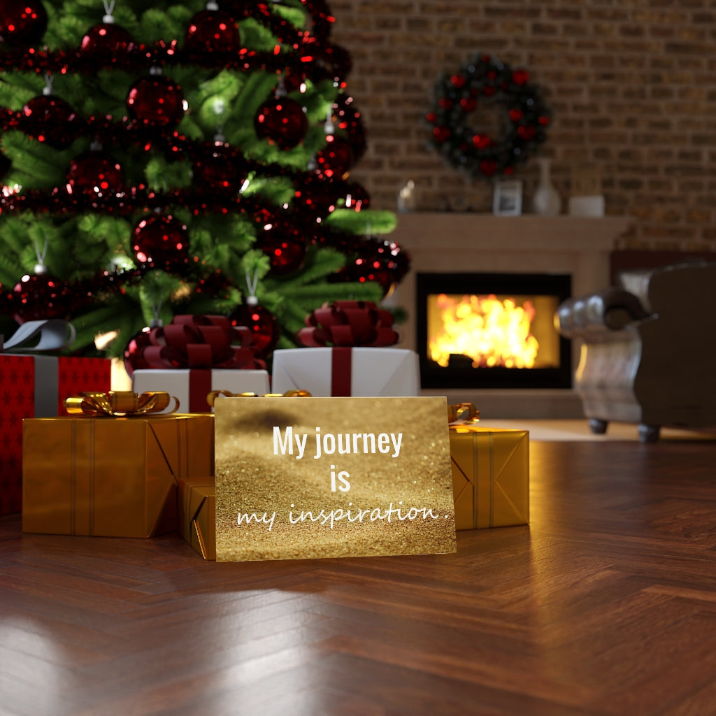Scripture Walls Inspirational Wall Art My Journey Is My Inspiration Motivational Print Ready to Hang Artwork Unframed-Express Your Love Gifts