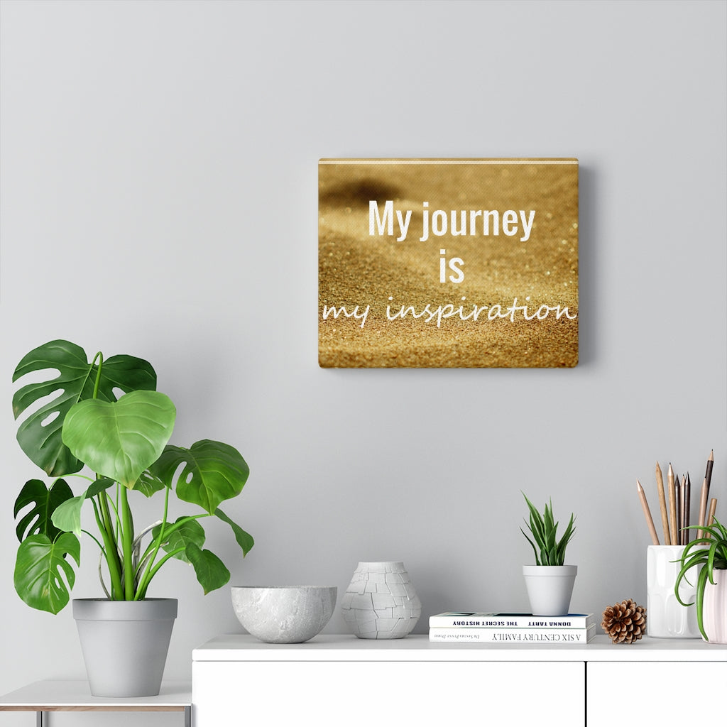 Scripture Walls Inspirational Wall Art My Journey Is My Inspiration Motivational Print Ready to Hang Artwork Unframed-Express Your Love Gifts