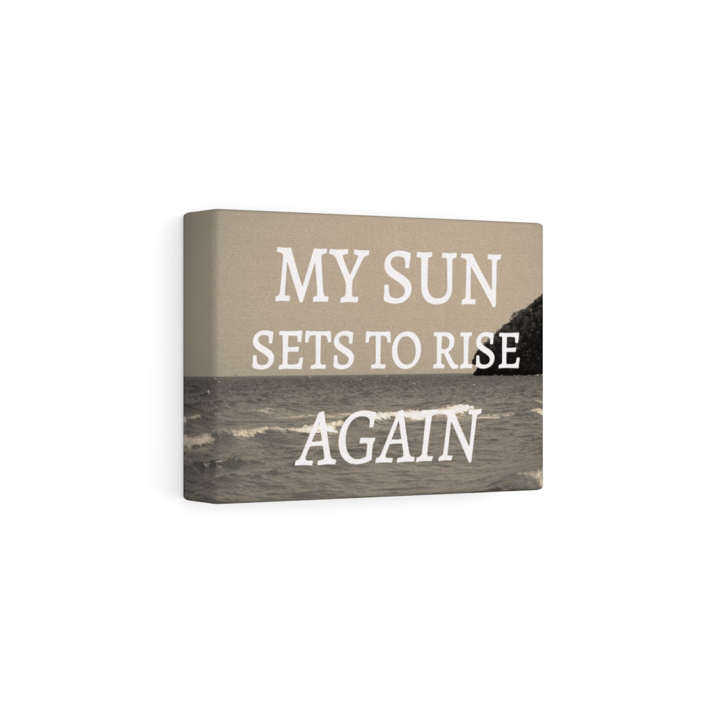 Scripture Walls Inspirational Wall Art My Sun Sets To Rise Again Motivational Print Ready to Hang Artwork Unframed-Express Your Love Gifts