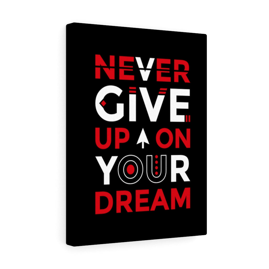Scripture Walls Inspirational Wall Art Never Give Up On Your Dream Wall Art Motivation Wall Decor for Home Office Gym Inspiring Success Quote Print Ready to Hang Unframed-Express Your Love Gifts
