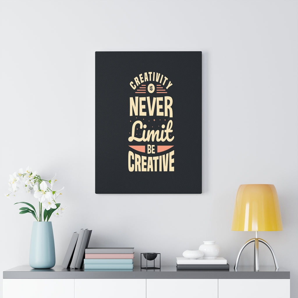 Scripture Walls Inspirational Wall Art Never Limit Be Creative Wall Art Motivation Wall Decor for Home Office Gym Inspiring Success Quote Print Ready to Hang Unframed-Express Your Love Gifts