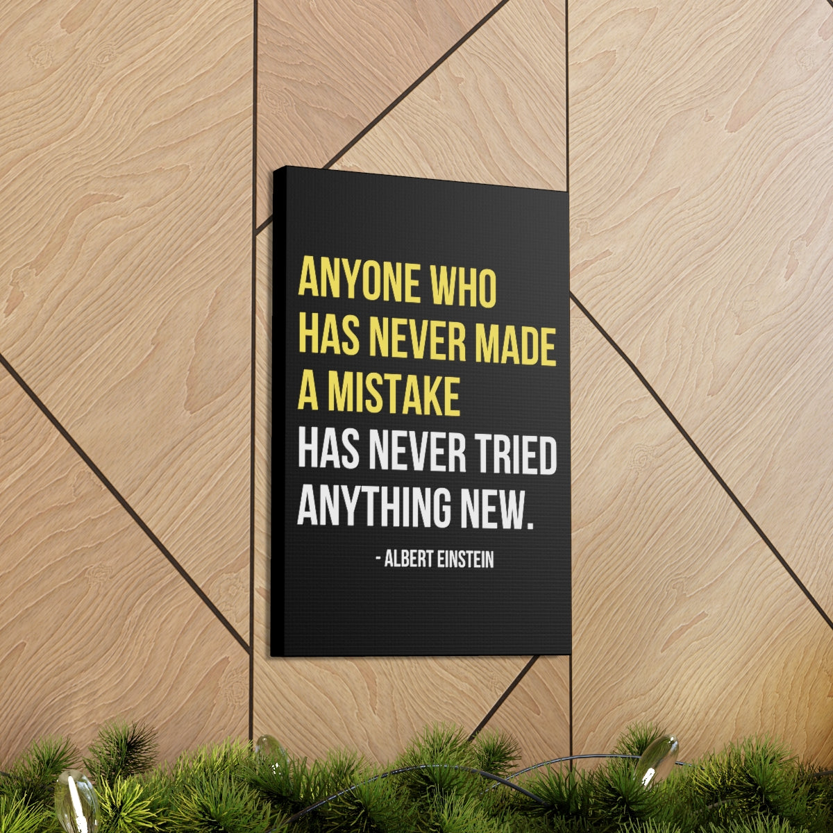 Scripture Walls Inspirational Wall Art Never Made A Mistake Motivation Wall Decor for Home Office Gym Inspiring Success Quote Print Ready to Hang Unframed-Express Your Love Gifts