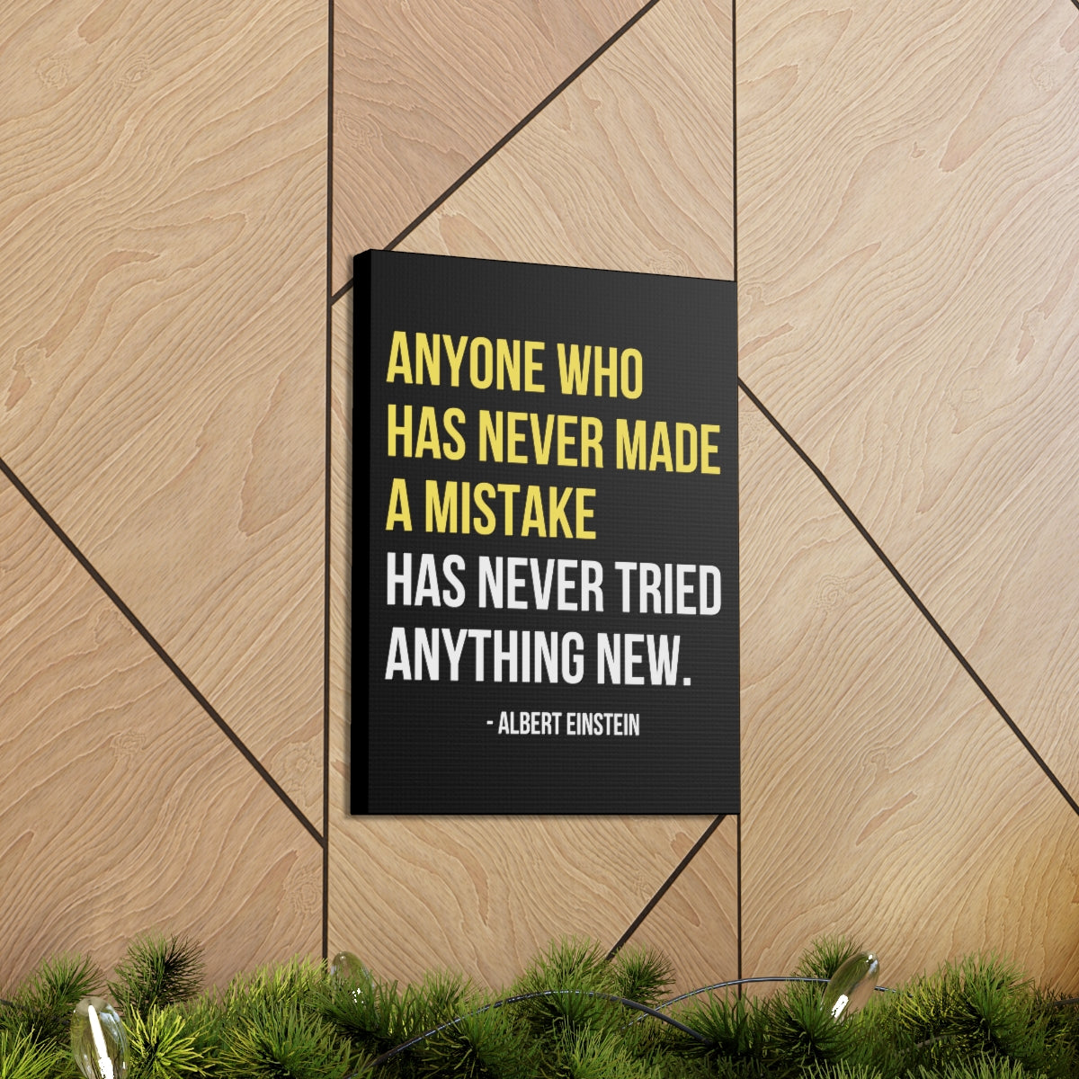Scripture Walls Inspirational Wall Art Never Made A Mistake Motivation Wall Decor for Home Office Gym Inspiring Success Quote Print Ready to Hang Unframed-Express Your Love Gifts