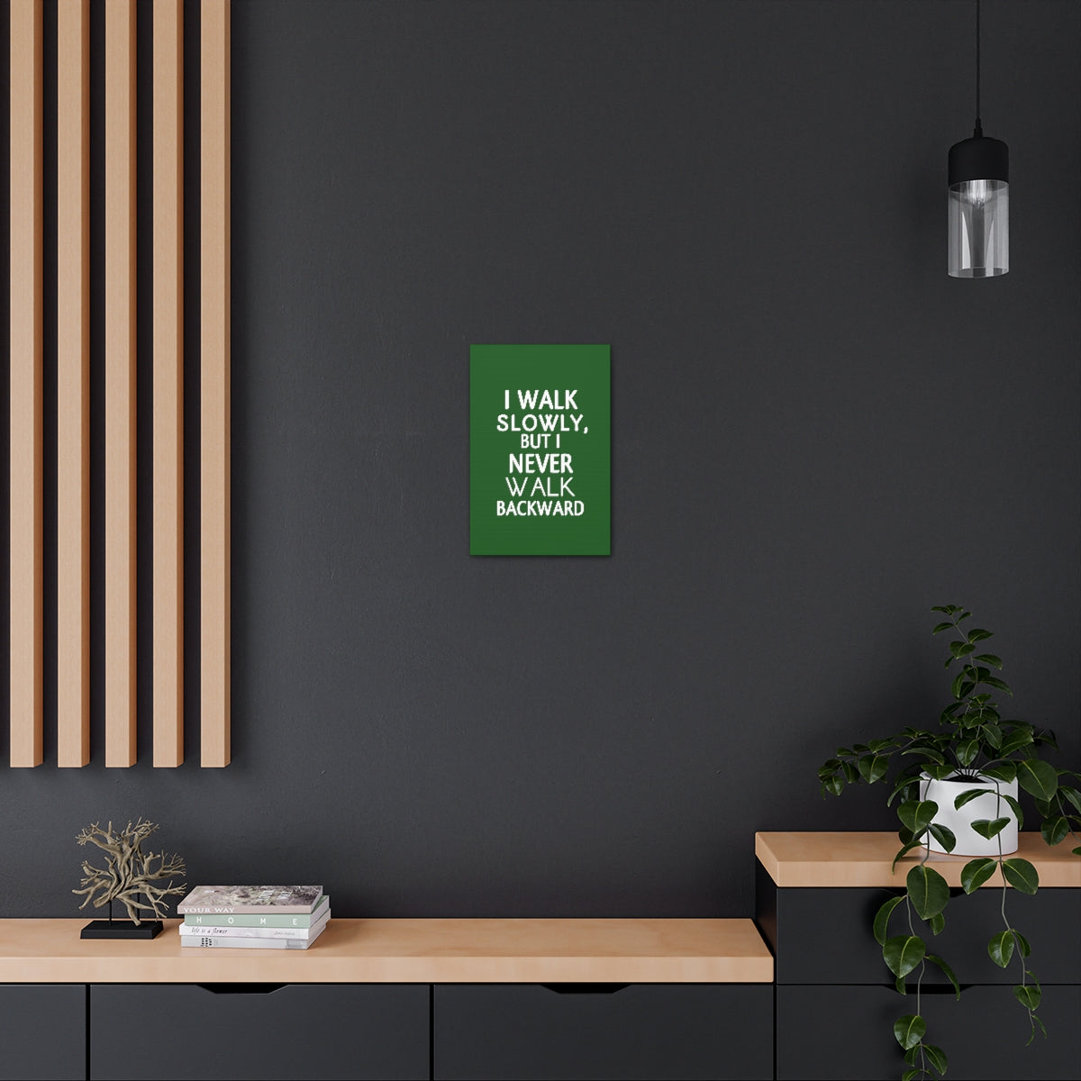 Scripture Walls Inspirational Wall Art Never Walk Backward Motivation Wall Decor for Home Office Gym Inspiring Success Quote Print Ready to Hang Unframed-Express Your Love Gifts