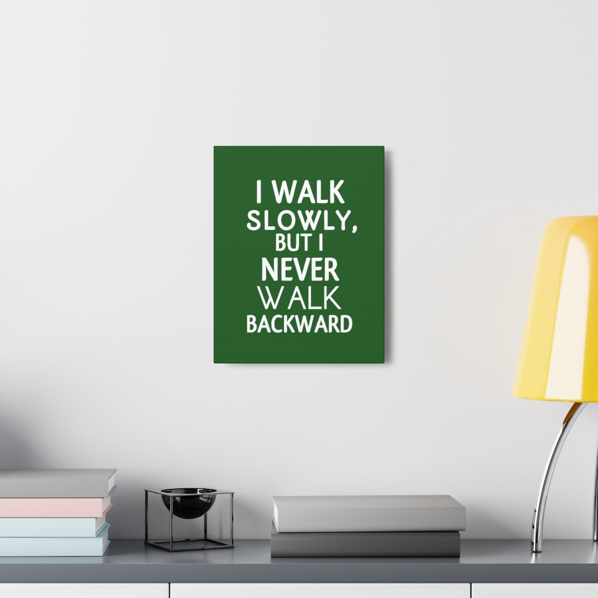 Scripture Walls Inspirational Wall Art Never Walk Backward Motivation Wall Decor for Home Office Gym Inspiring Success Quote Print Ready to Hang Unframed-Express Your Love Gifts