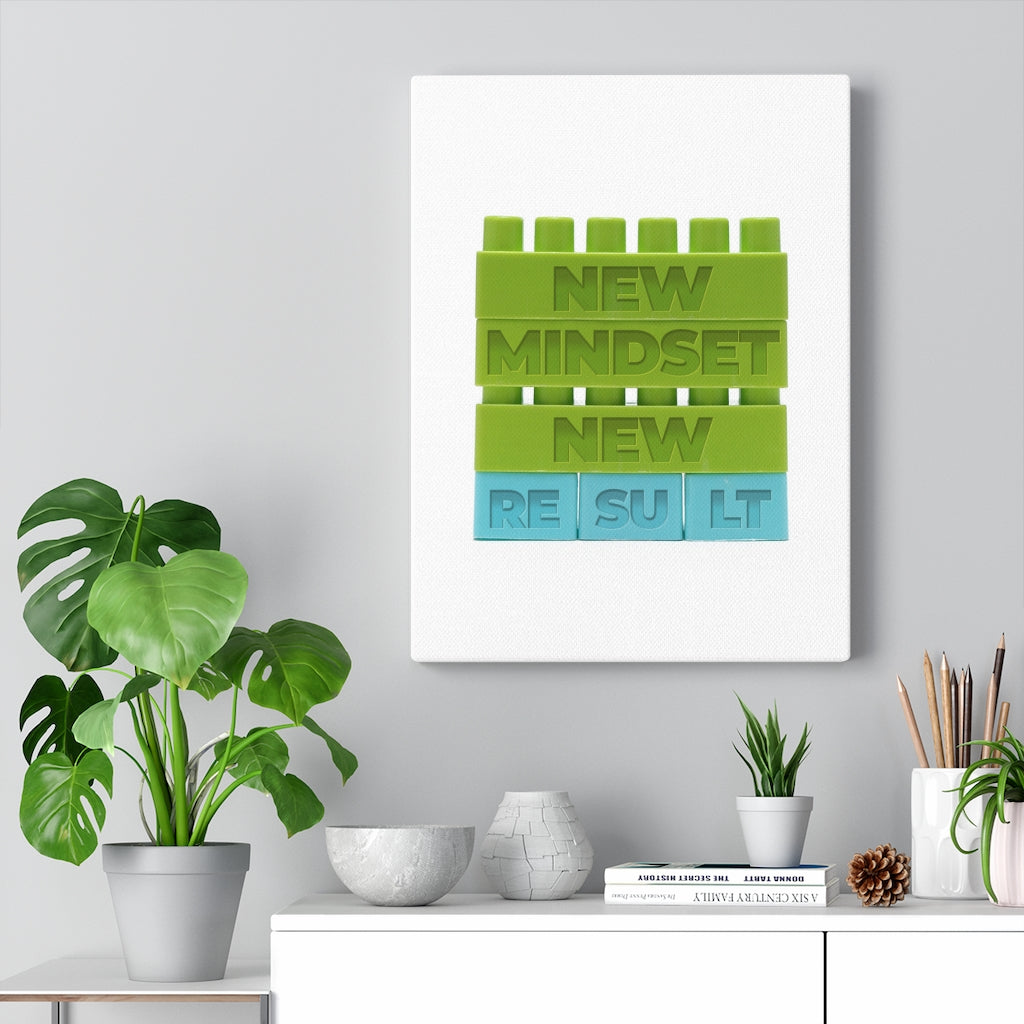 Scripture Walls Inspirational Wall Art New Mindset New Result Motivational Print Ready to Hang Artwork Unframed-Express Your Love Gifts