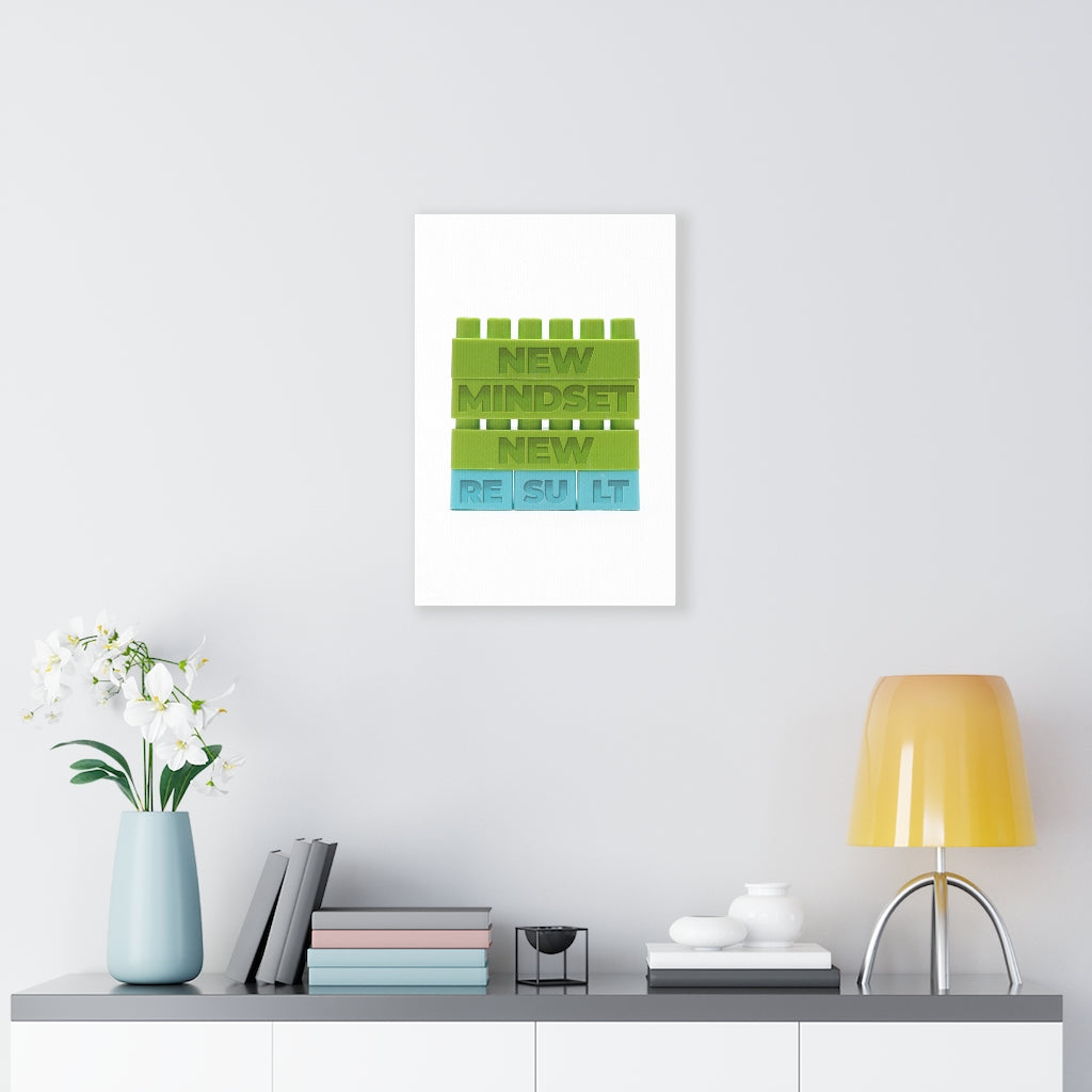Scripture Walls Inspirational Wall Art New Mindset New Result Motivational Print Ready to Hang Artwork Unframed-Express Your Love Gifts